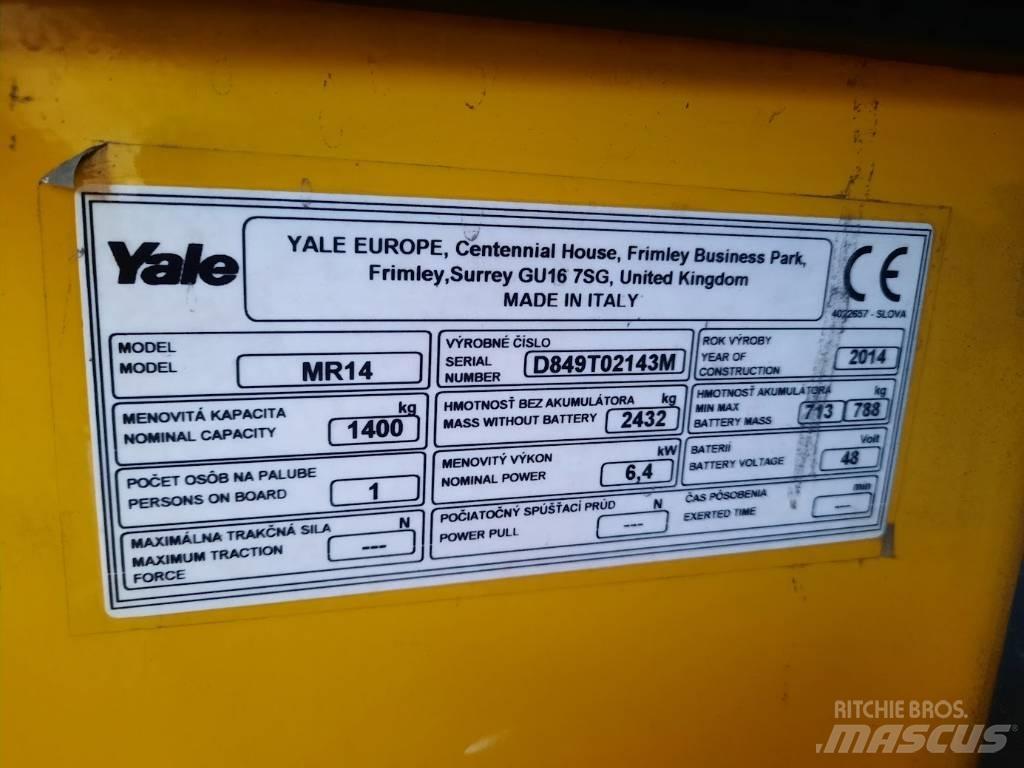 Yale MR14 Reachtruck voor hoog niveau
