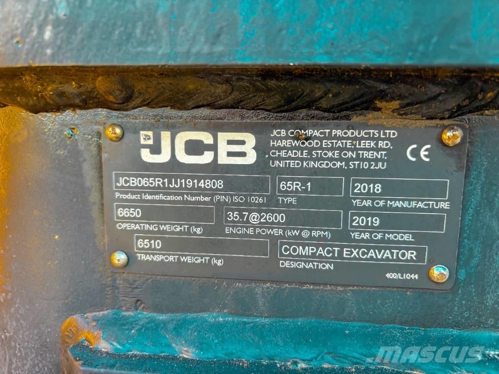 JCB 65 R-1 Minigraafmachines < 7t