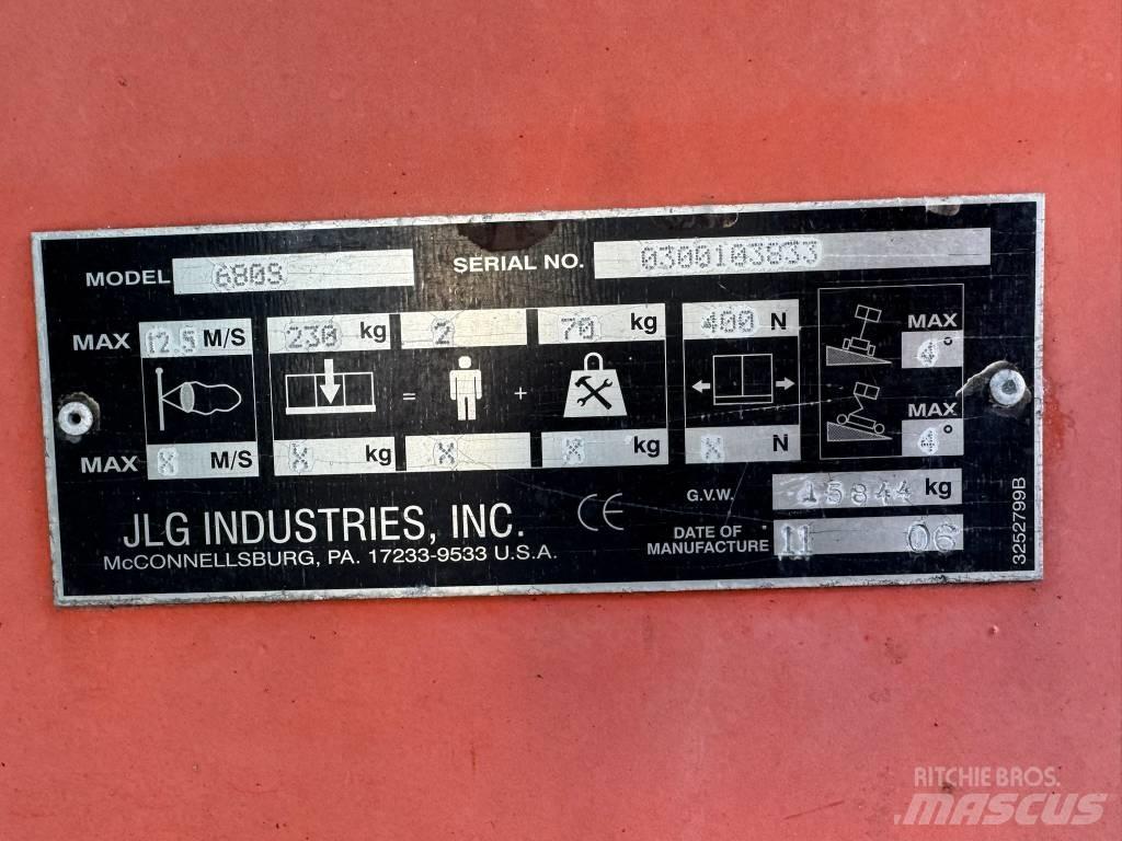JLG 680 S Telescoophoogwerkers