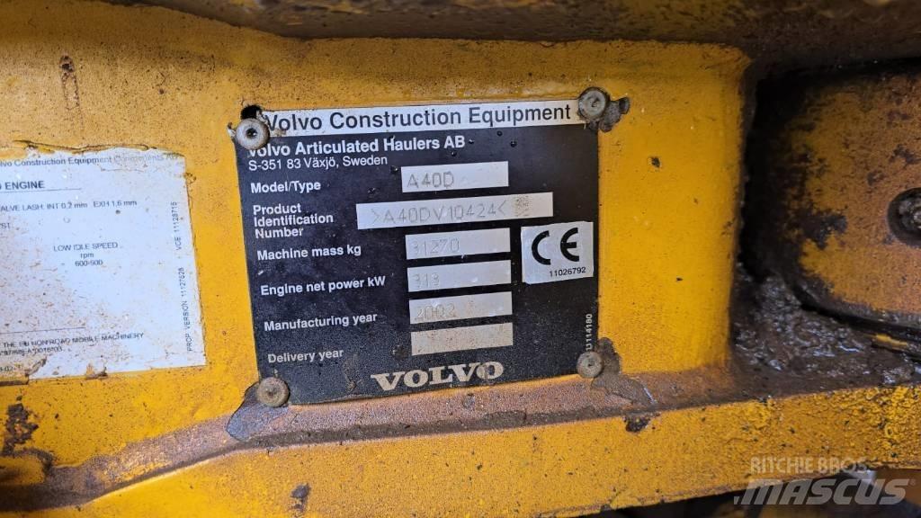Volvo A 40 D Knik dumptrucks