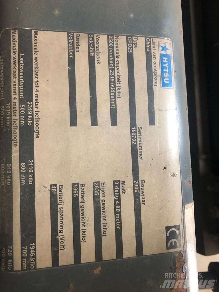 Hytsu CPD 25 Elektrische heftrucks
