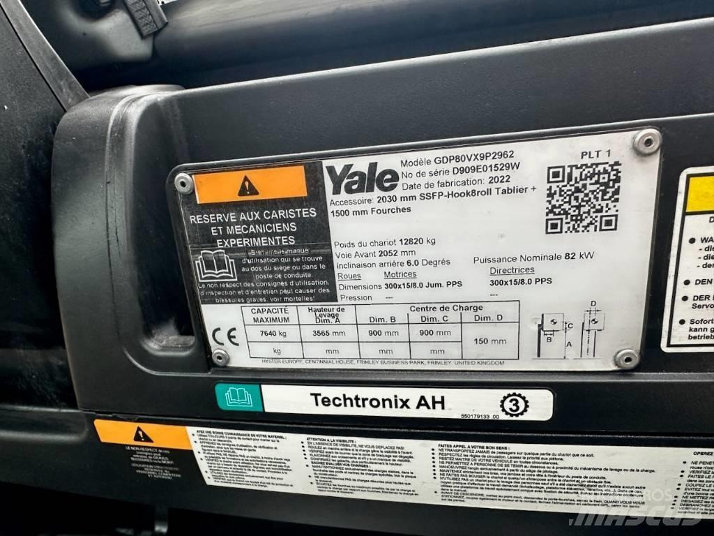 Yale gdp80vx9 Diesel heftrucks