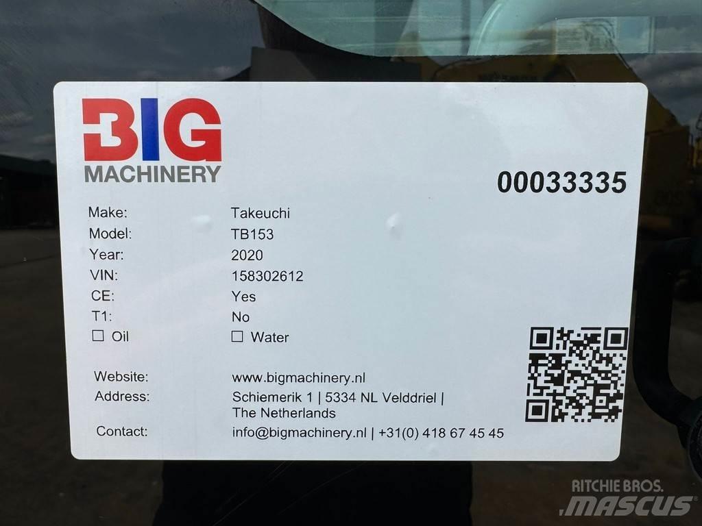 Takeuchi TB153FR Minigraafmachines < 7t
