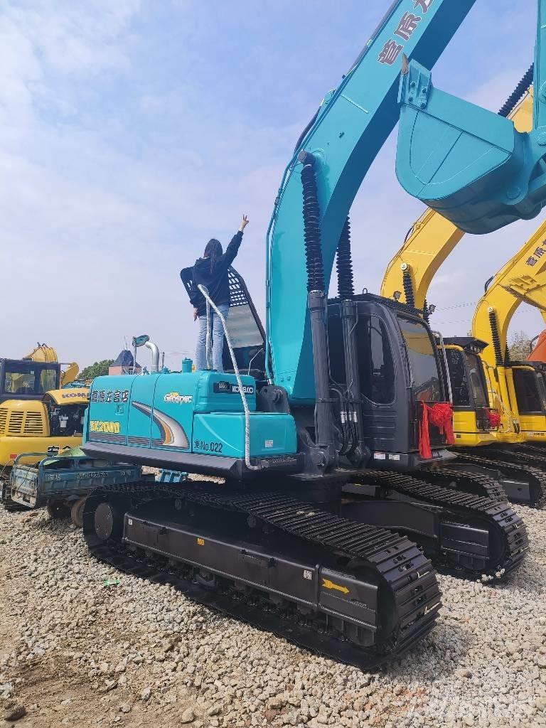 Kobelco SK 200 Rupsgraafmachines
