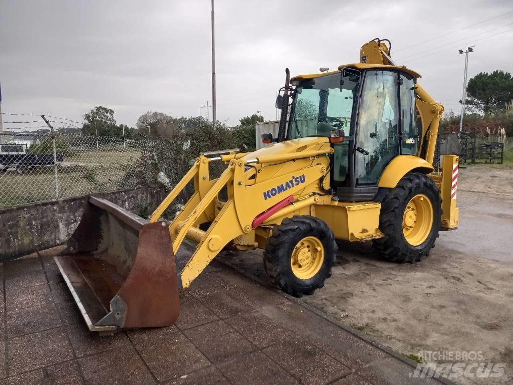 Komatsu WB 93 R Graaf-laadcombinaties