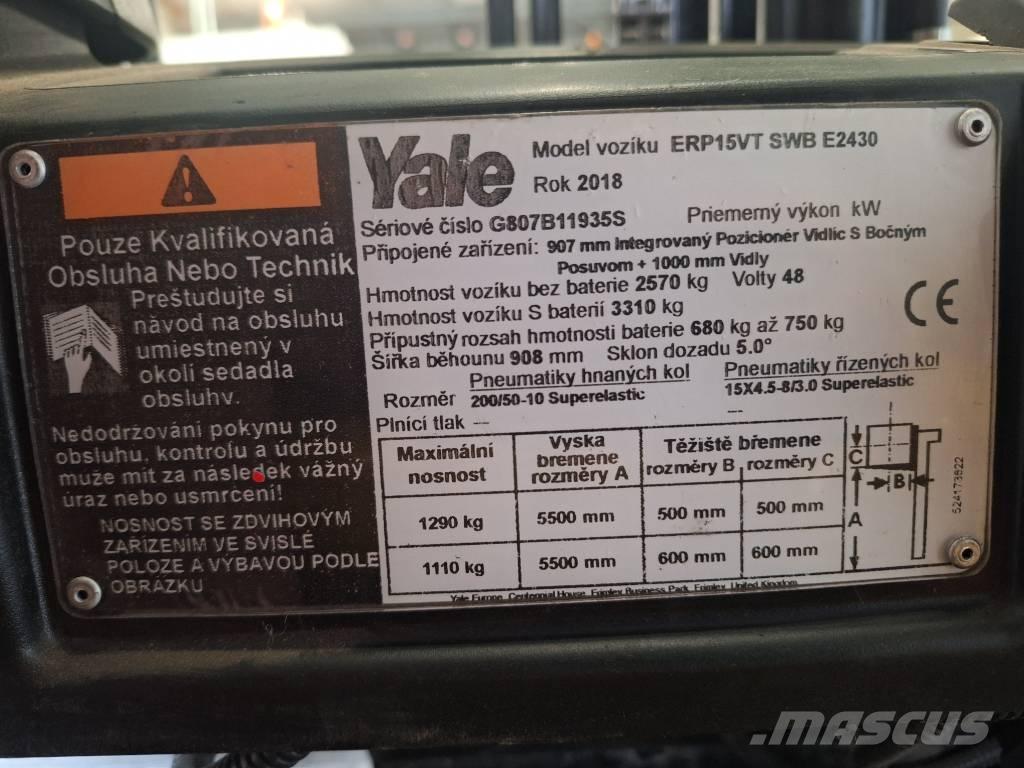 Yale ERP15VT Elektrische heftrucks
