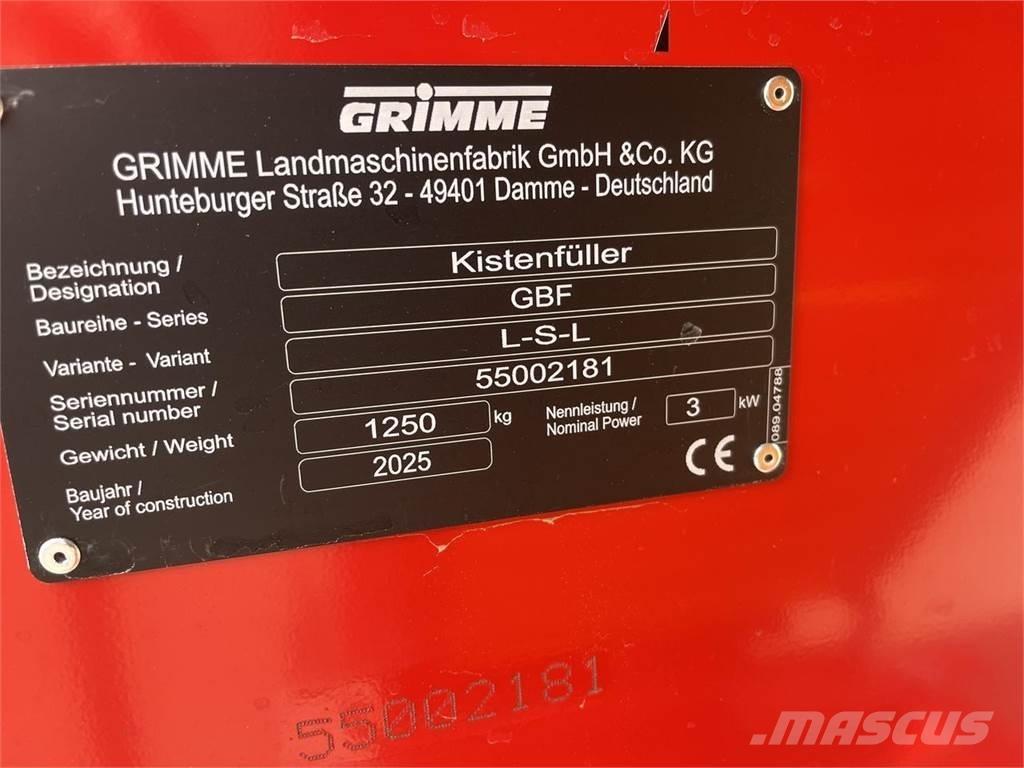Grimme GBF LSL Hallenvullers