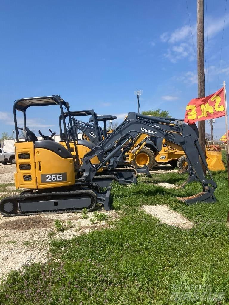 John Deere 26G Sloopgraafmachines