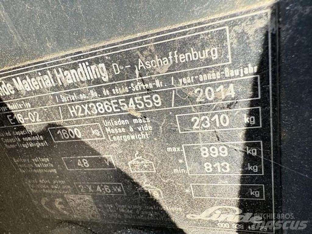 Linde E16-02 Heftrucks overige
