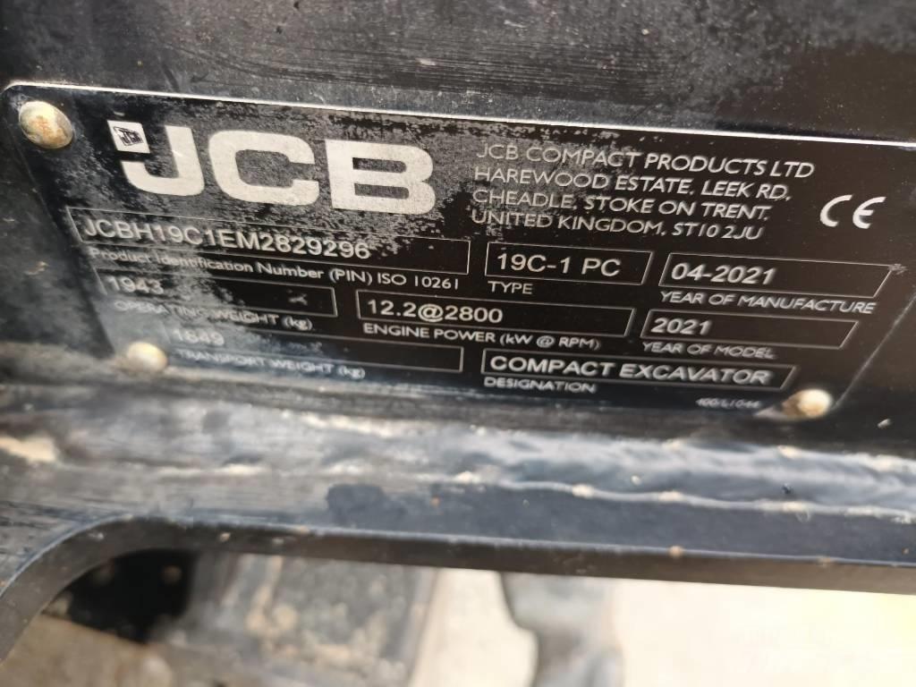 JCB 19 C-1 Minigraafmachines < 7t