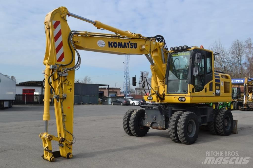 Komatsu PW 180-10 Wielgraafmachines