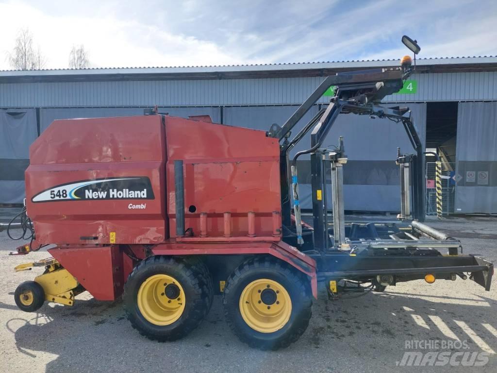 New Holland 548 Ronde-balenpersen