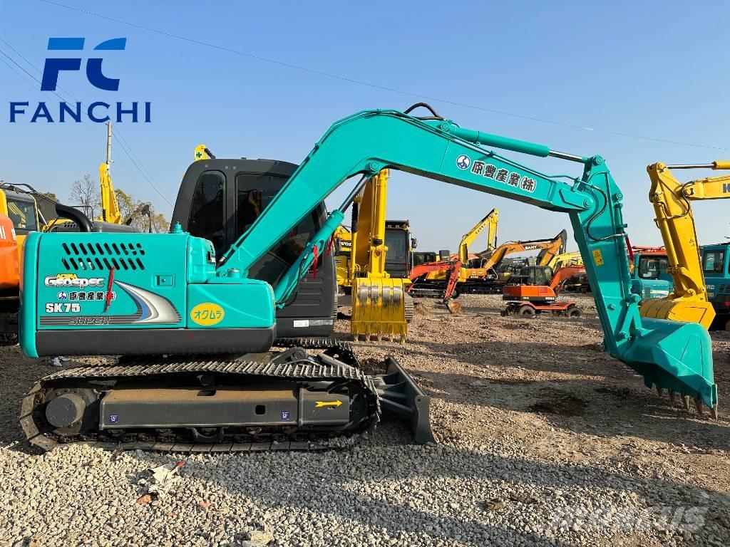 Kobelco SK 75 SR Midigraafmachines 7t - 12t