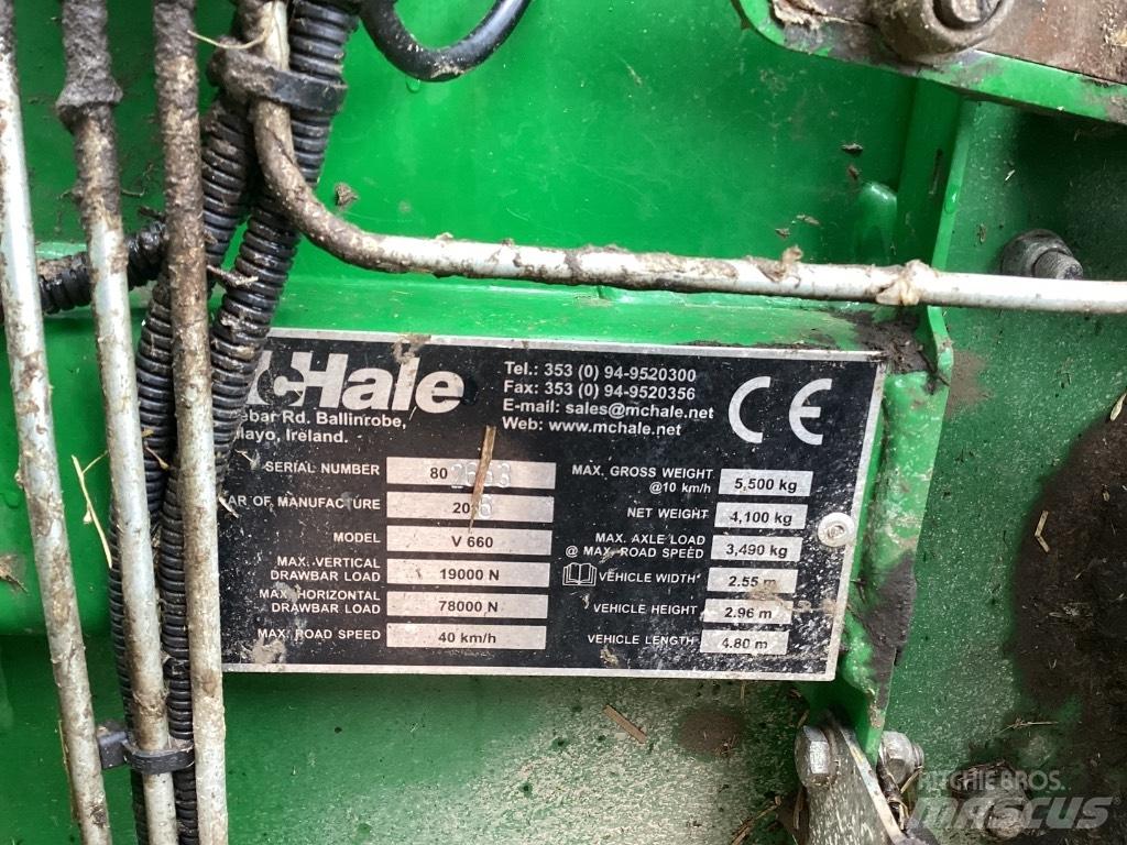 McHale V 660 Ronde-balenpersen