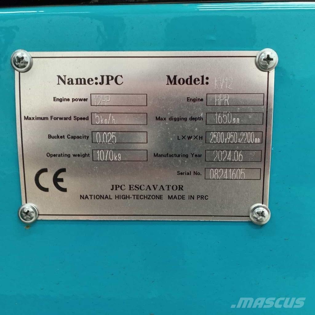 JPC KV 12 Minigraafmachines < 7t