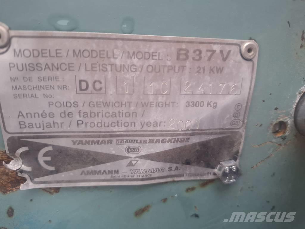 Yanmar B 37 V Minigraafmachines < 7t