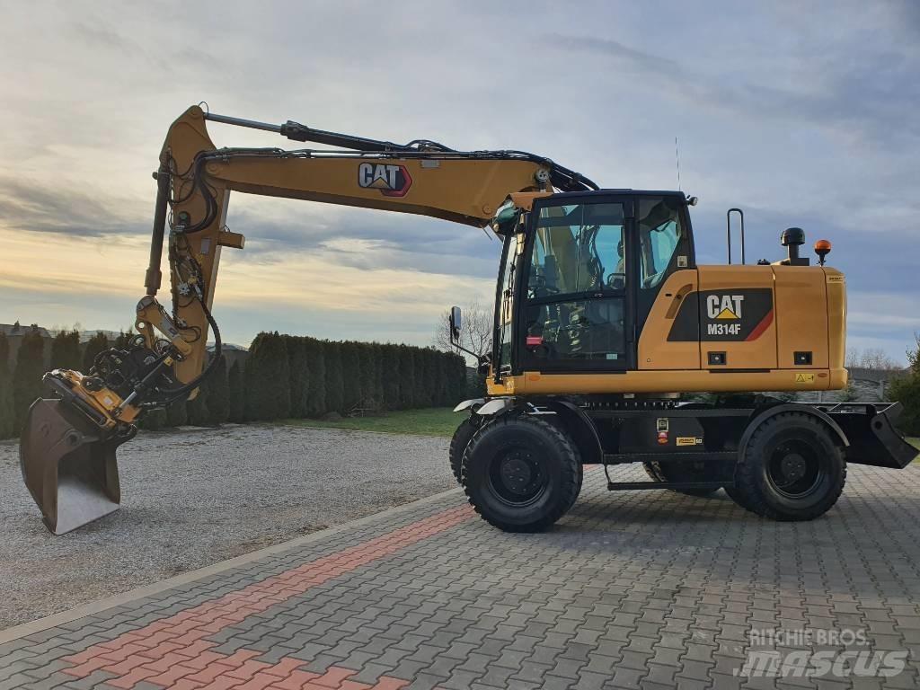 CAT M 314 F Wielgraafmachines