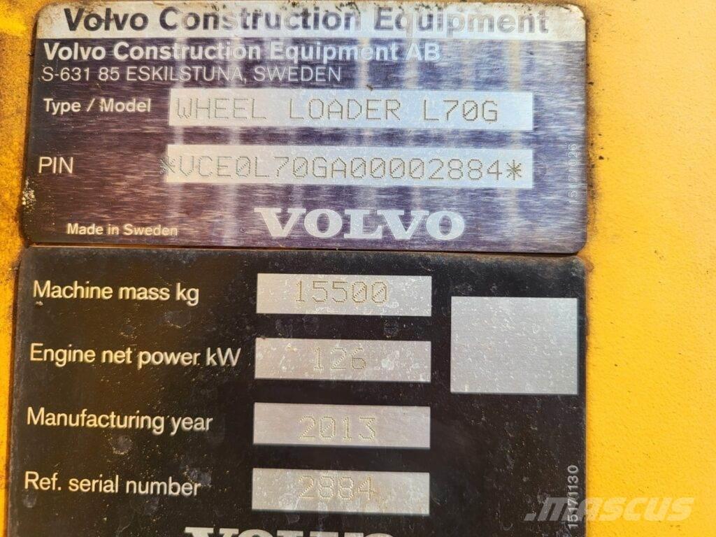 Volvo L70G Wielladers