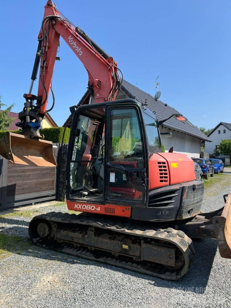 Kubota KX 080-4 Midigraafmachines 7t - 12t