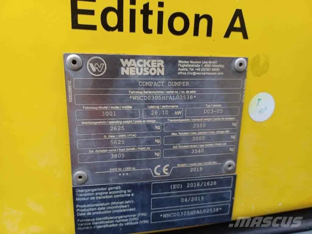 Wacker Neuson 3001 Mini Dumpers
