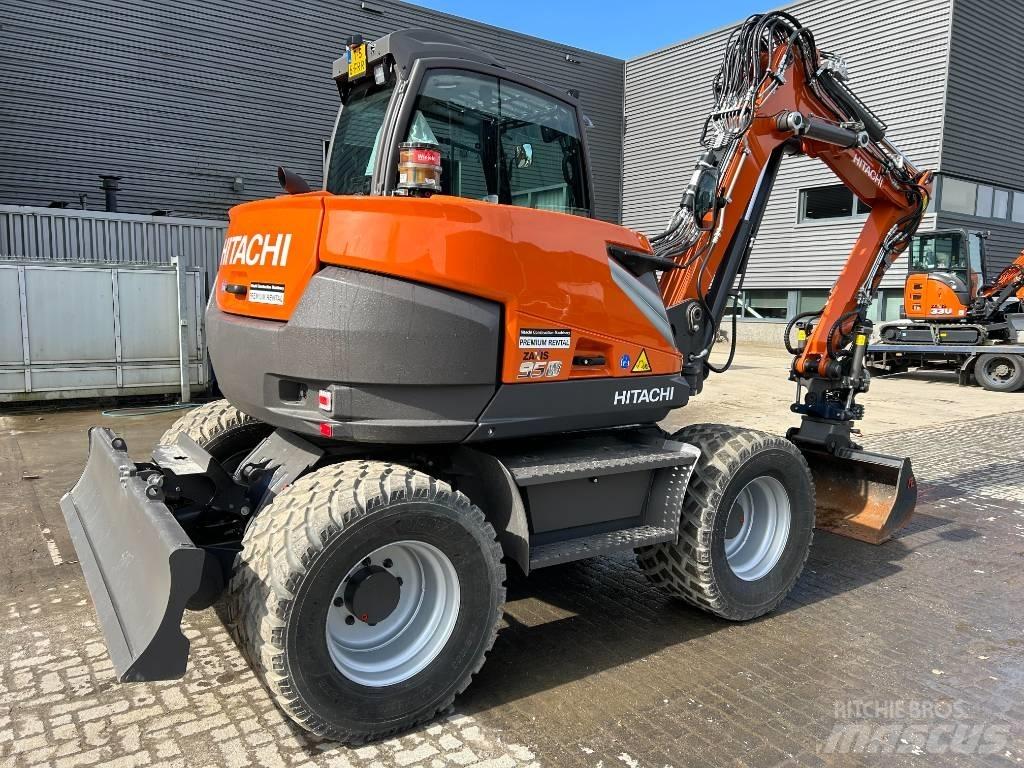 Hitachi ZX95W Wielgraafmachines