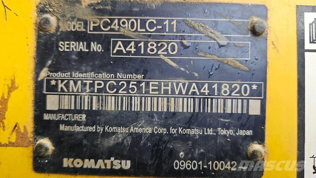 Komatsu PC 490 LC-11 Rupsgraafmachines