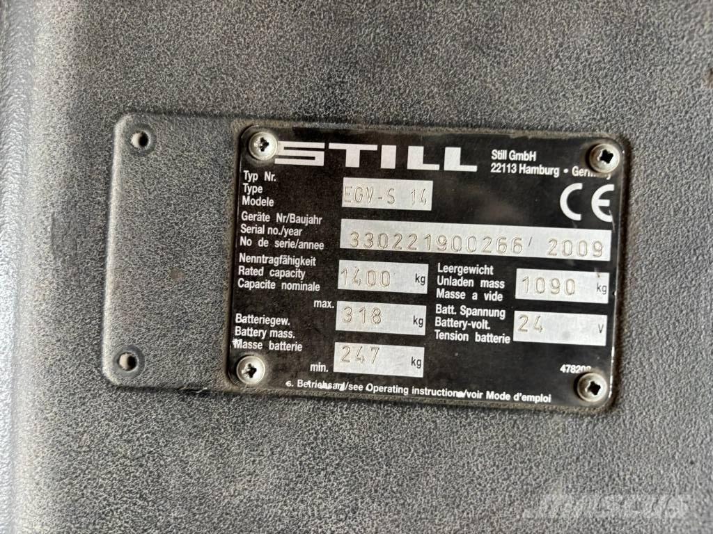 Still EGV-S14 Zelfrijdende stapelaars