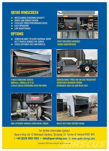 Quarry King MS180 Zeefinstallatie