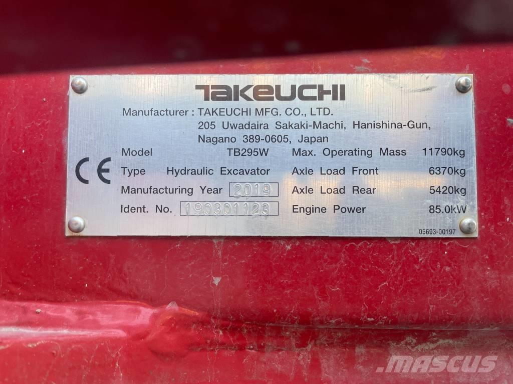 Takeuchi TB 295 W Wielgraafmachines