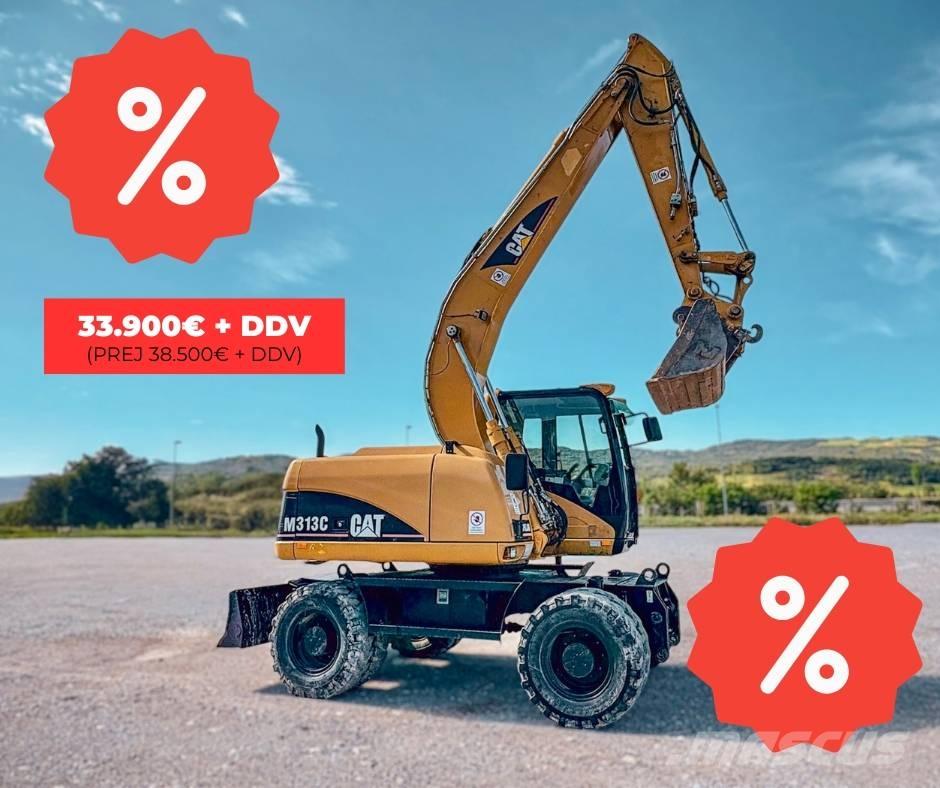 CAT M 313 C Wielgraafmachines