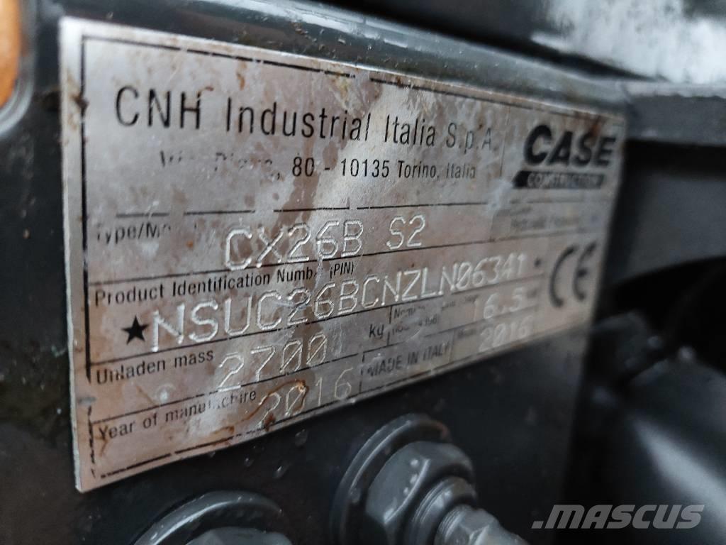 CASE CX 26 B Minigraafmachines < 7t