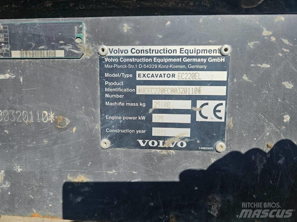 Volvo EC220EL Rupsgraafmachines