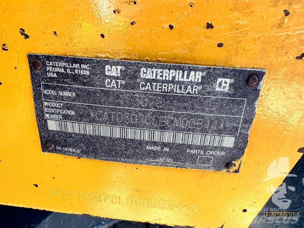 CAT 307 C Rupsgraafmachines