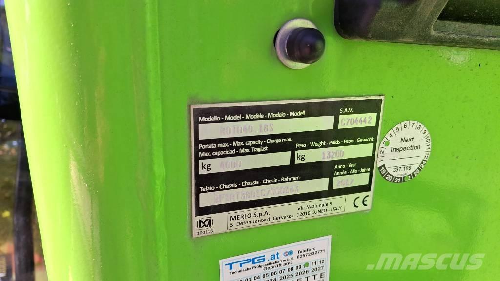 Merlo Roto 40.18 Verreikers