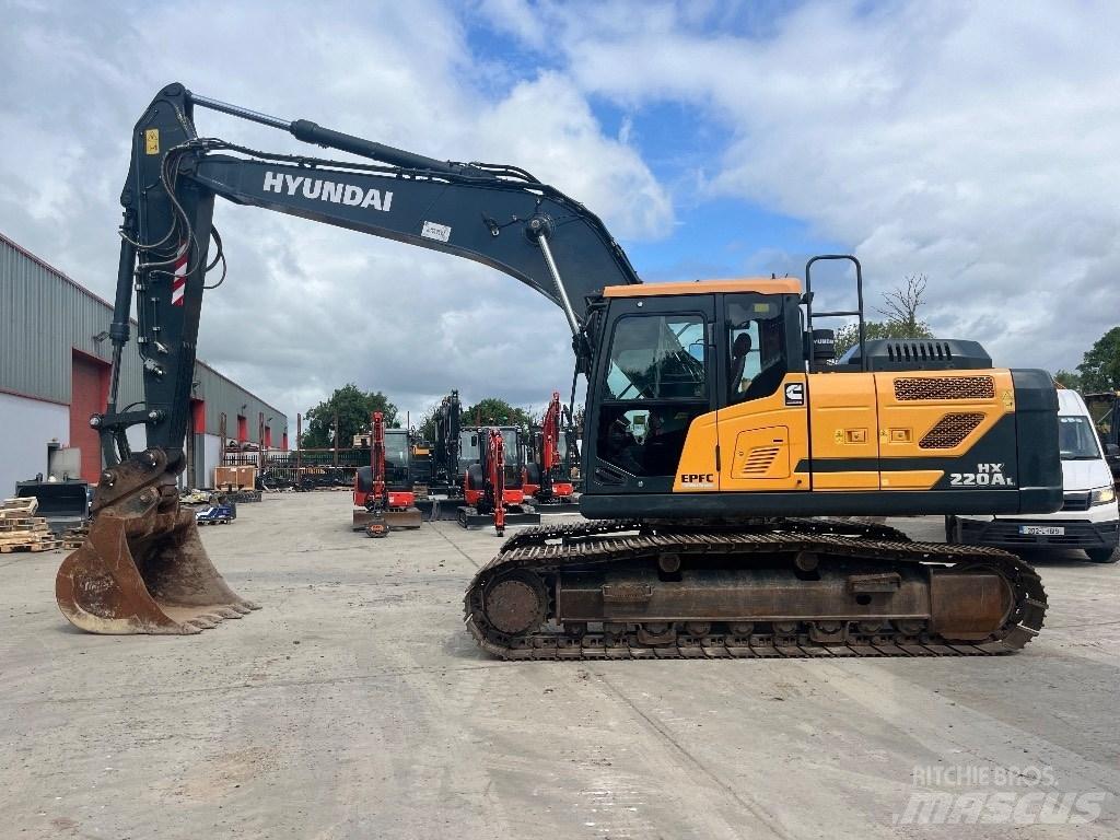 Hyundai HX220AL Rupsgraafmachines