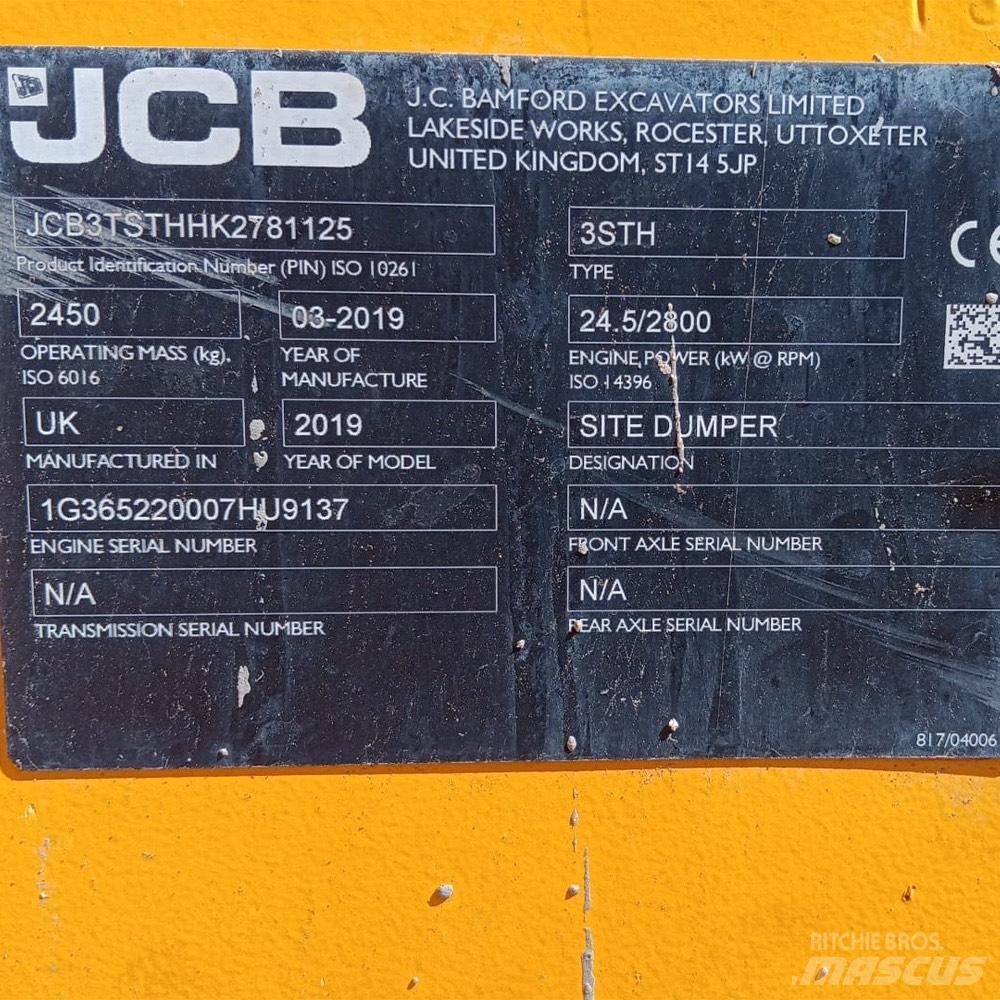 JCB 3TSTH Mini Dumpers