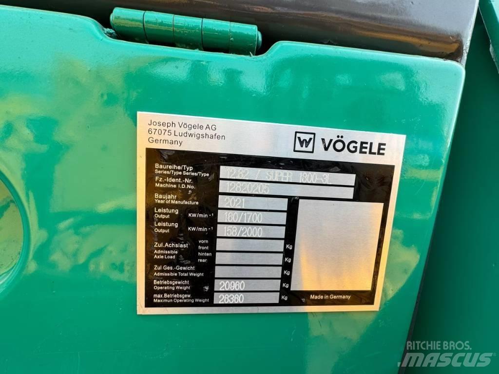 Vögele 1800-3 Asfaltafwerkmachines