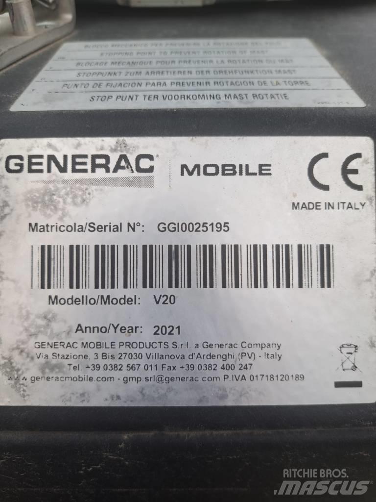 Pramac Generac V20 Mobiele lichtmasten