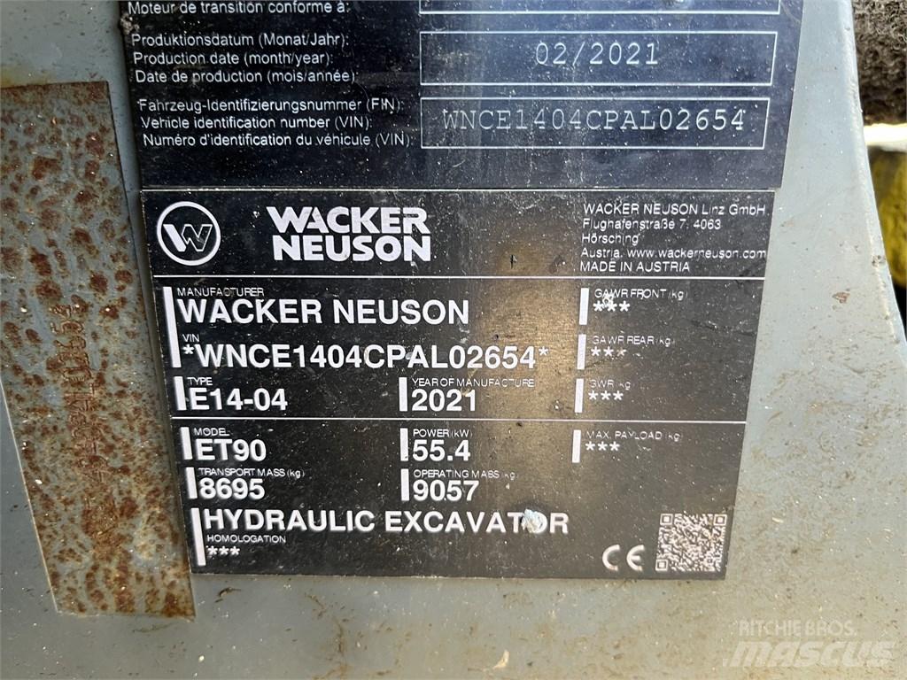 Wacker Neuson ET90 Midigraafmachines 7t - 12t