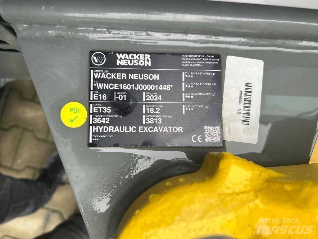 Wacker Neuson ET35 Rupsgraafmachines