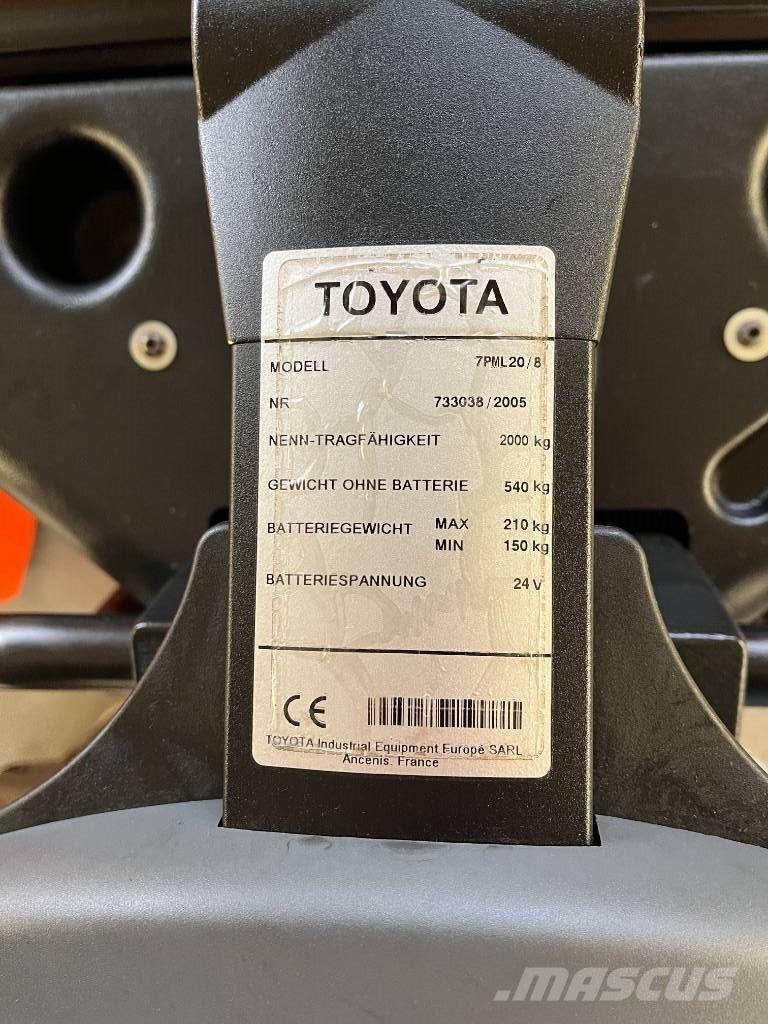 Toyota 7 PML 20 Electro-pallettrucks
