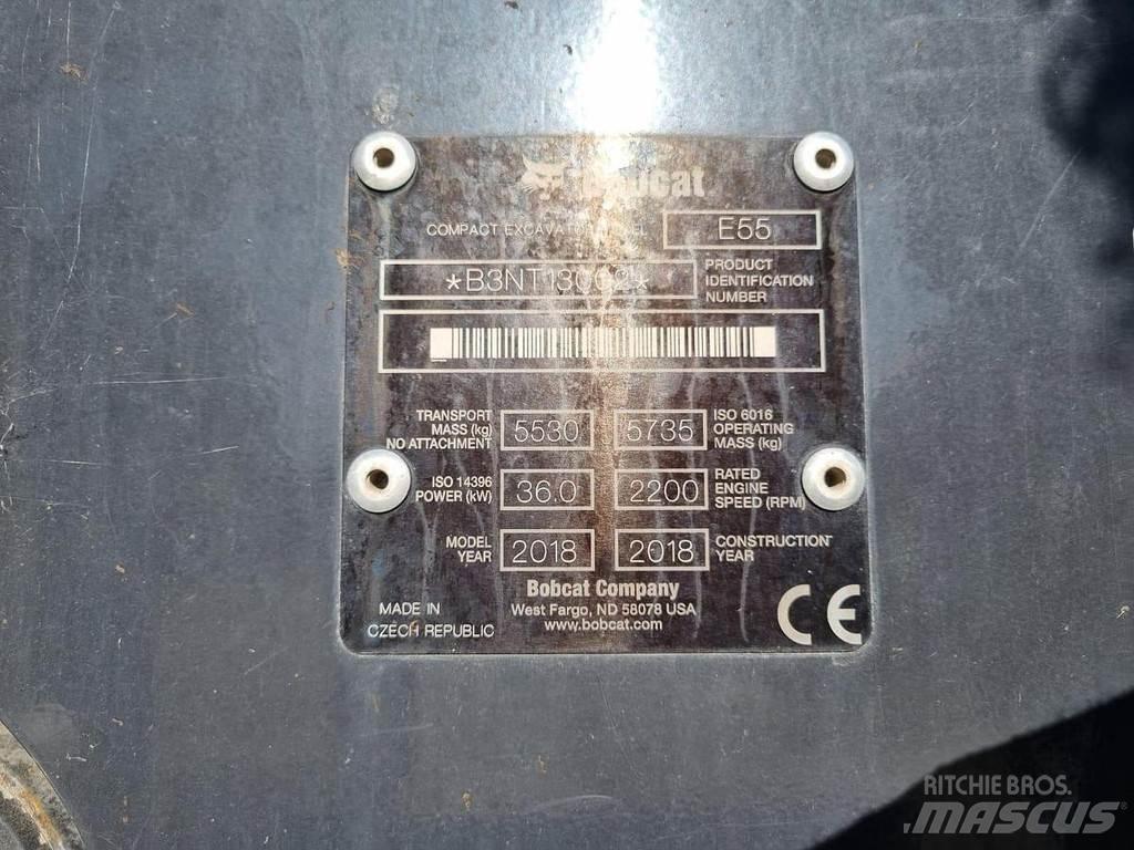 Bobcat E55 Minigraafmachines < 7t