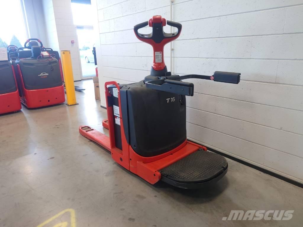 Linde T16P/1151-02 Meerij pallettruck met platform