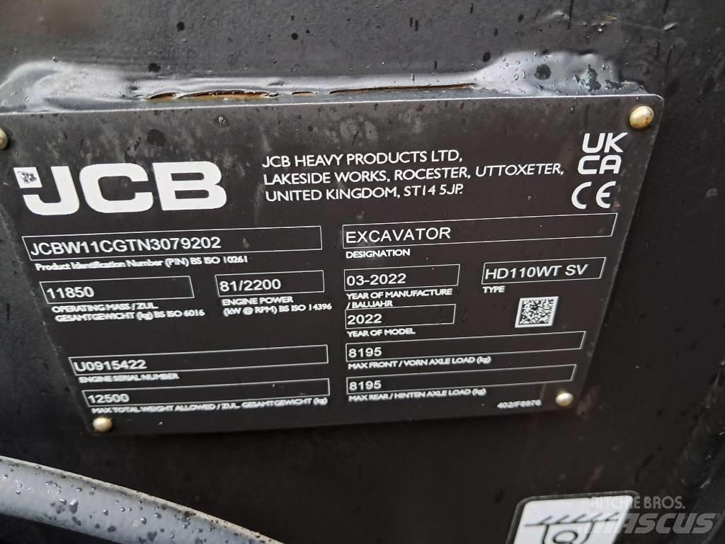 JCB HD110W Wielgraafmachines