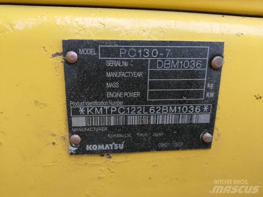 Komatsu PC130 Rupsgraafmachines