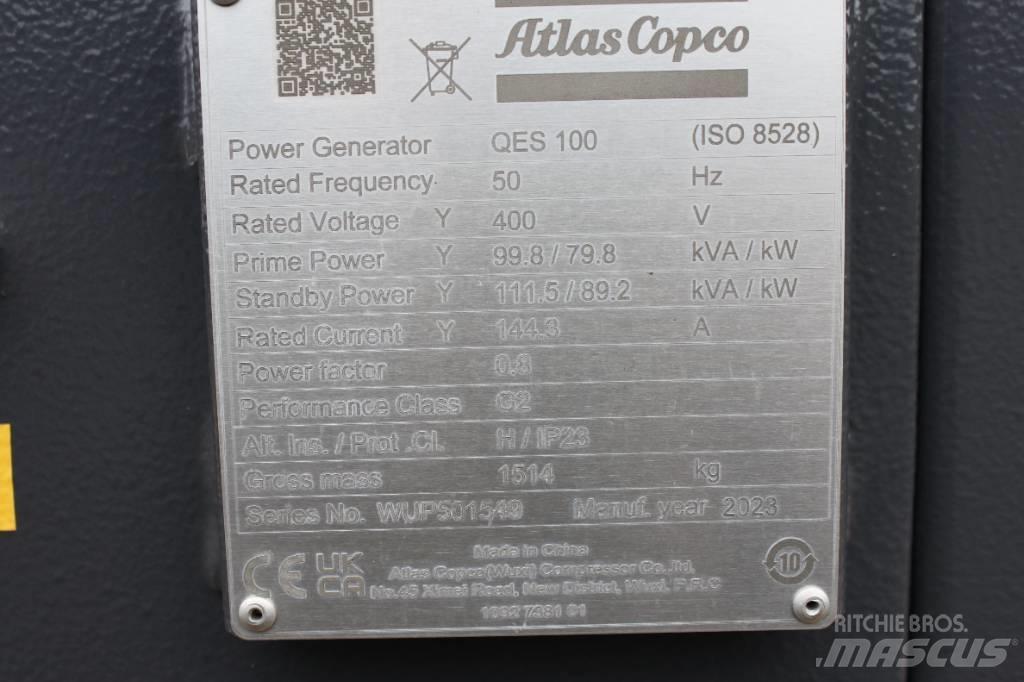 Atlas Copco QES 100 Diesel generatoren