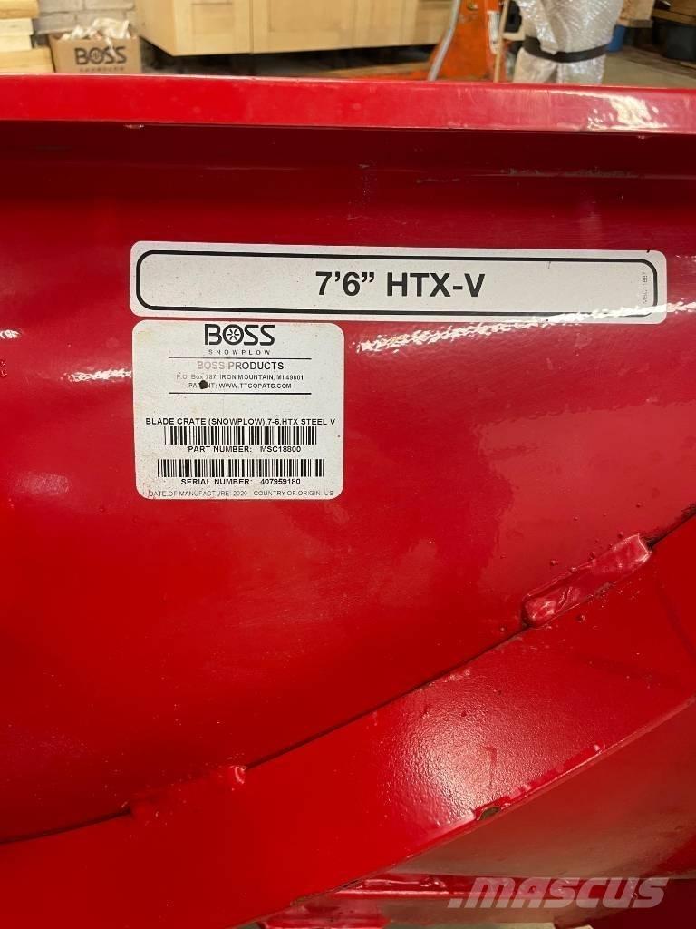 Boss 7'6'' HTX-V Sneeuwschuivers en -ploegen