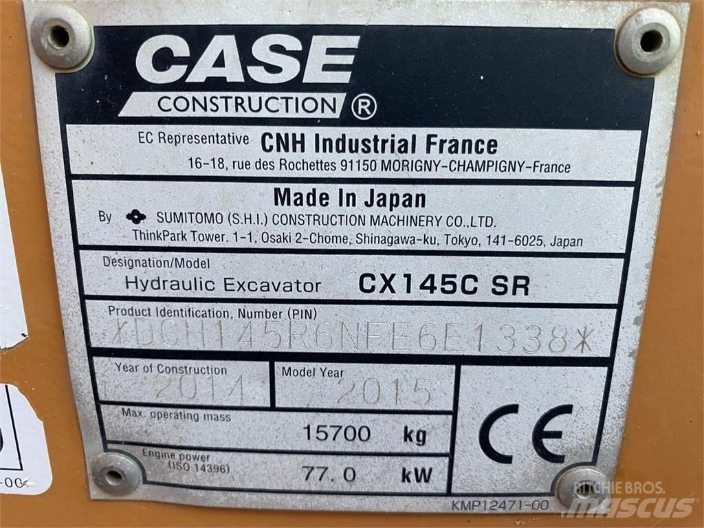 CASE CX145C Rupsgraafmachines