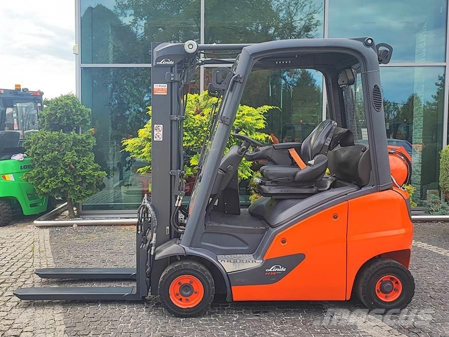 Linde H14T-01 LPG heftrucks