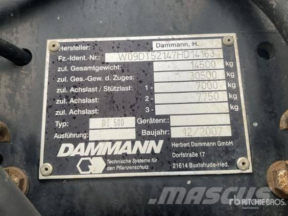Dammann DT 5000 Zelfrijdende spuitmachines
